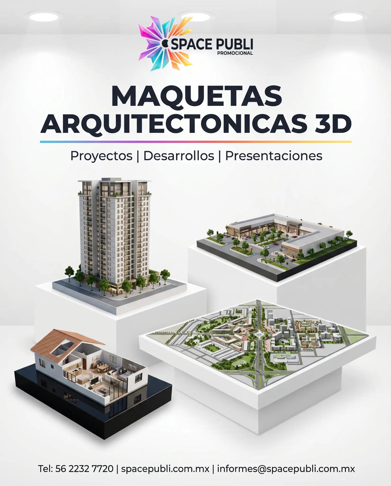 Maquetas arquitectónicas 3D