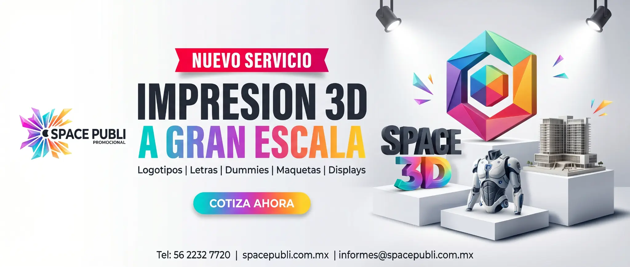 Nuevo servicio de impresión 3D a gran escala de Space Publi